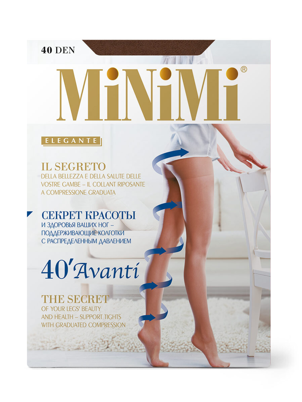 MiNiMi Elegante Avanti 40 (утяжка по ноге) (С)