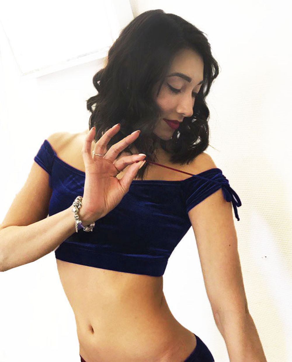 Топ Colette Бархат, Синий