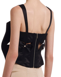 Топ Rochelle черный