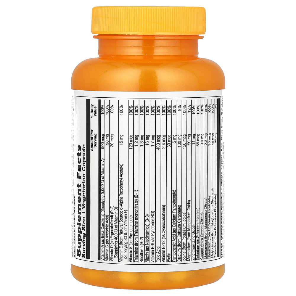 Thompson, универсальный мультивитаминный комплекс, без железа, 60 вегетарианских капсул