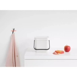 Brabantia - Контейнер для сортировки мусора Sort &amp; Go 6л, белый / артикул   109706  / GTIN 8710755109706