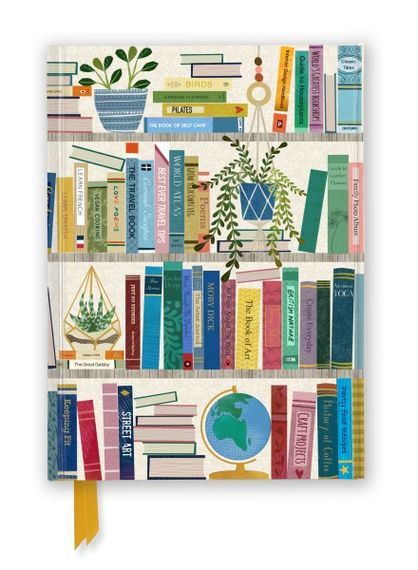Bloknot \ Блокнот \ Notebook Georgia Breeze: Bookshelves (Foiled Journal)