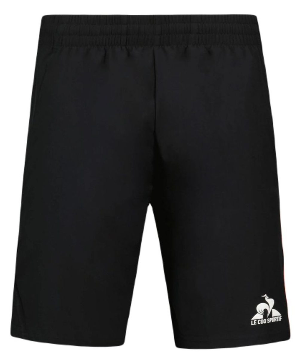 Теннисные шорты Le Coq Sportif Training SP Short N°1 M - black/orange perf