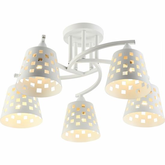 Люстра потолочная Reluce e27 01384-0.3-05 WH+CR