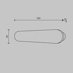 Настенный светильник (бра) Maytoni MOD437WL-L13BG3K