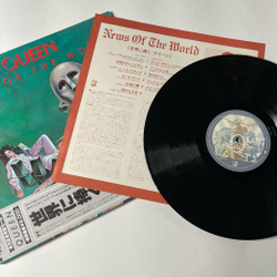 Винтажная виниловая пластинка LP Queen News Of The World (Japan 1981) (Obi) We Will Rock You