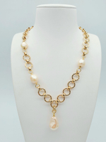91001102 Колье SELENA PEARLS
