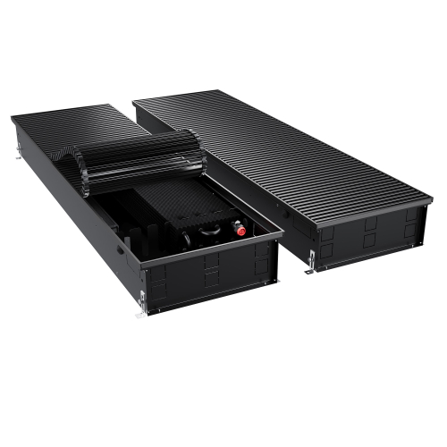 Конвектор внутрипольный Royal Thermo ATRIUM TURBO-150/400/1900-DG-U-BL