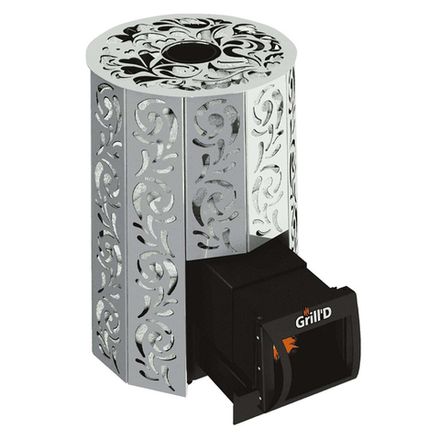 Дровяная банная печь Grill'D Violet 200 Long Pro