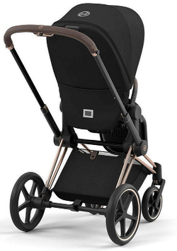 Коляска Cybex Priam IV Rosegold complete и автокресло Cloud G i-Size Magic Black 3 в 1 Sepia Black