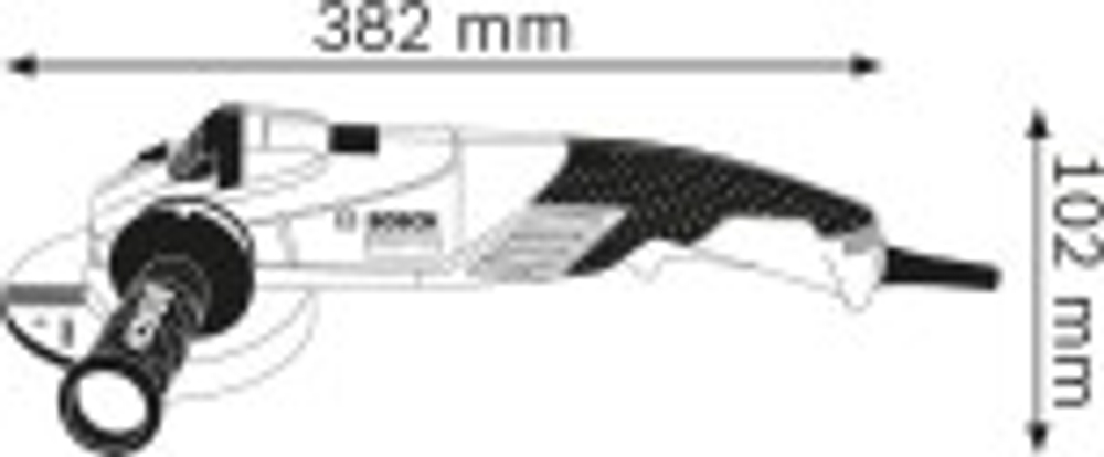 Углошлифовальная машина BOSCH GWS 18-125 L 06017A3000