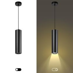 Светильник подвесной ЭРА PL1 GU10 BK 300 под лампу MR16 GU10 черный | Подвесные светильники