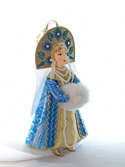 Кукла-подвеска Снегурочка