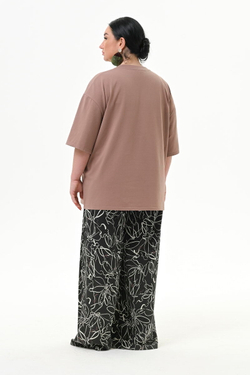 Футболка из хлопка, капучино