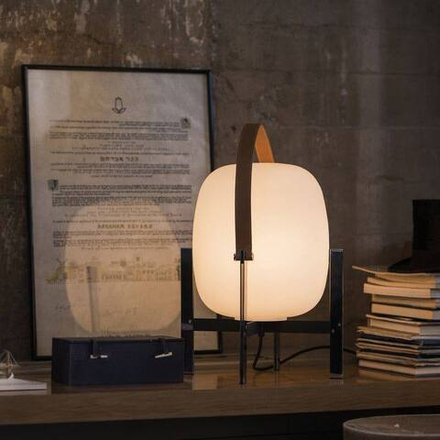 Table design lamp Cesta Metalica by Santa & Cole