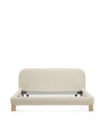 Кровать Odina из ткани букле цвета экрю 160 x 200 см