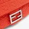 Сумка Fendi Baguette из ткани с логотипом Ff красный