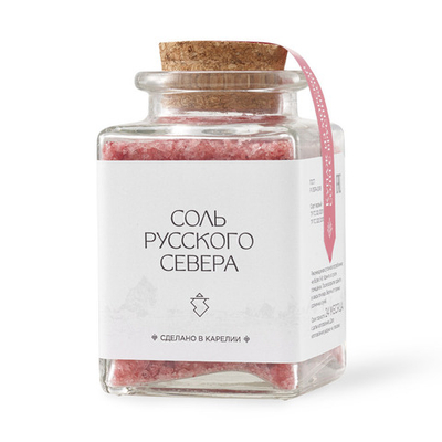 Купаж соли с брусникой "Соль русского севера", 70 г