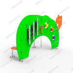 Игровой элемент Домик  для развития тактильных навыков