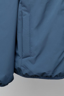 ZARA НЕЙЛОНОВАЯ КУРТКА ИЗ ПОЛАРФЛИСА, МОРСКОЙ СИНИЙ