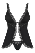 Эффектный короткий бэби-долл Arisha (Размер: S-M) (Цвет: черный)