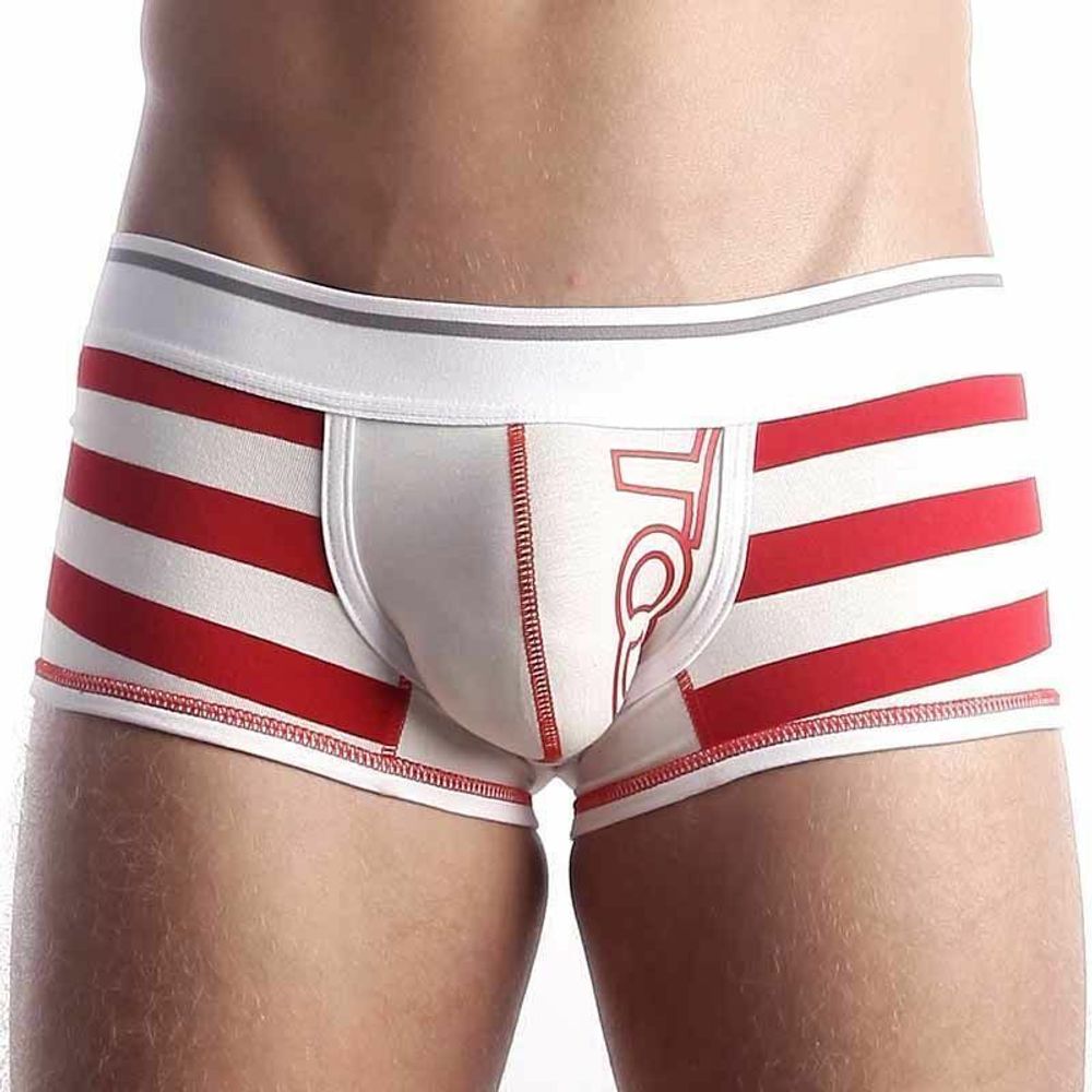 Мужские трусы хипсы TOOT Cup Logo Border Nano Boxer Red TT00012