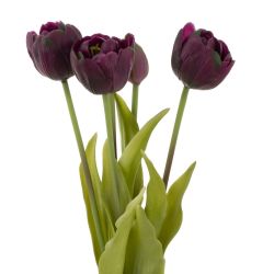 GAEM Цветы искусственные "Букет Тюльпанов" (Real Touch), L12 W12 H38 см