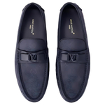 LOUIS VUITTON Hockenheim Gommino Loafers Men"s Dark Blue