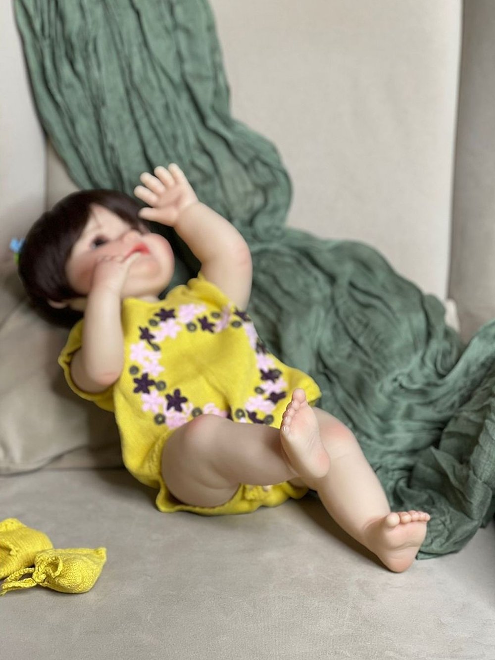 Кукла Реборн виниловая 55см в пакете (FA-563)