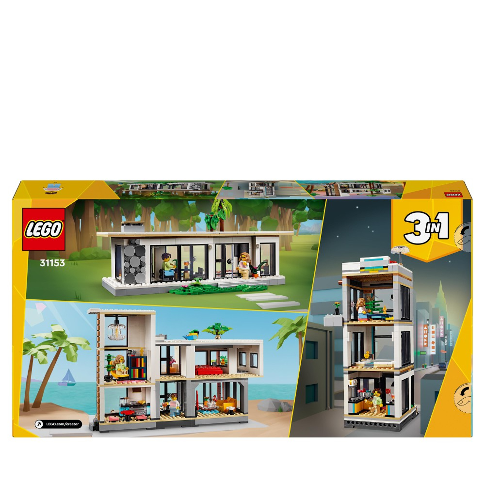 Конструктор LEGO Creator 1853 31153 Современный дом 3-в-1 — фото 7