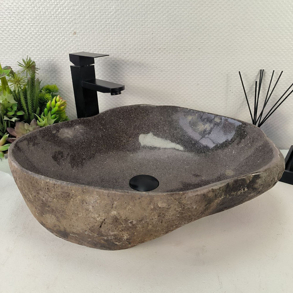 Раковина из речного камня RS-65046 54*44*15 0862