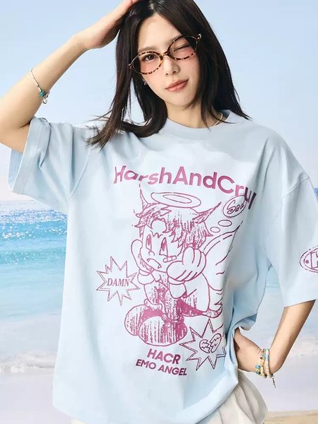 Футболка HARSHandCRUEL "Emo Angel" Oversized Tee