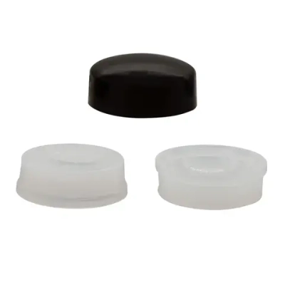 Декоративный колпачок на универсальный шуруп D3,5-4,0мм черный (10 шт.)