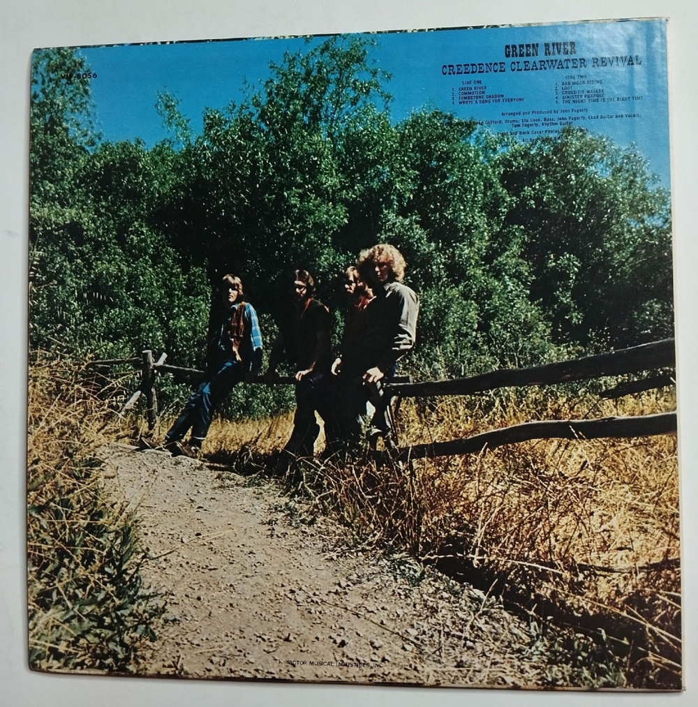 Винтажная виниловая пластинка LP Creedence Clearwater Revival Green River (Japan 1978) (On Obi)