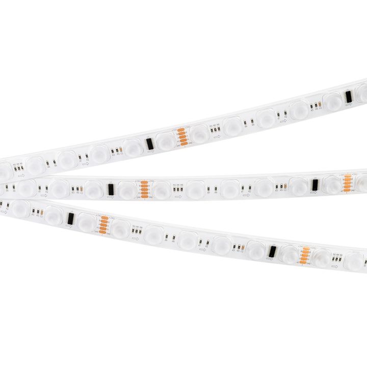 Светодиодная лента герметичная Arlight 20W/m 36LED/m 3030SMD разноцветный 5М DMX-FLT-PS-S36-23mm 24V 038297