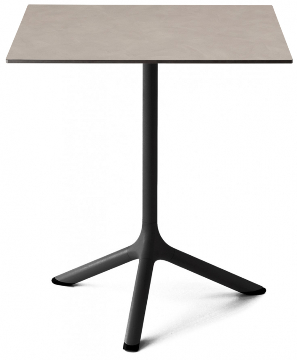 Стол ламинированный обеденный складной Scab Design Tripe Folding, черный, тортора шпатель