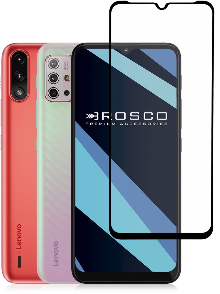 Защитное стекло ROSCO для Lenovo K13 Note;Lenovo K13;Motorola Moto G10;Motorola Moto G20;Motorola Moto G30 (арт. LN-K13-FSP-GLASS-BLACK )