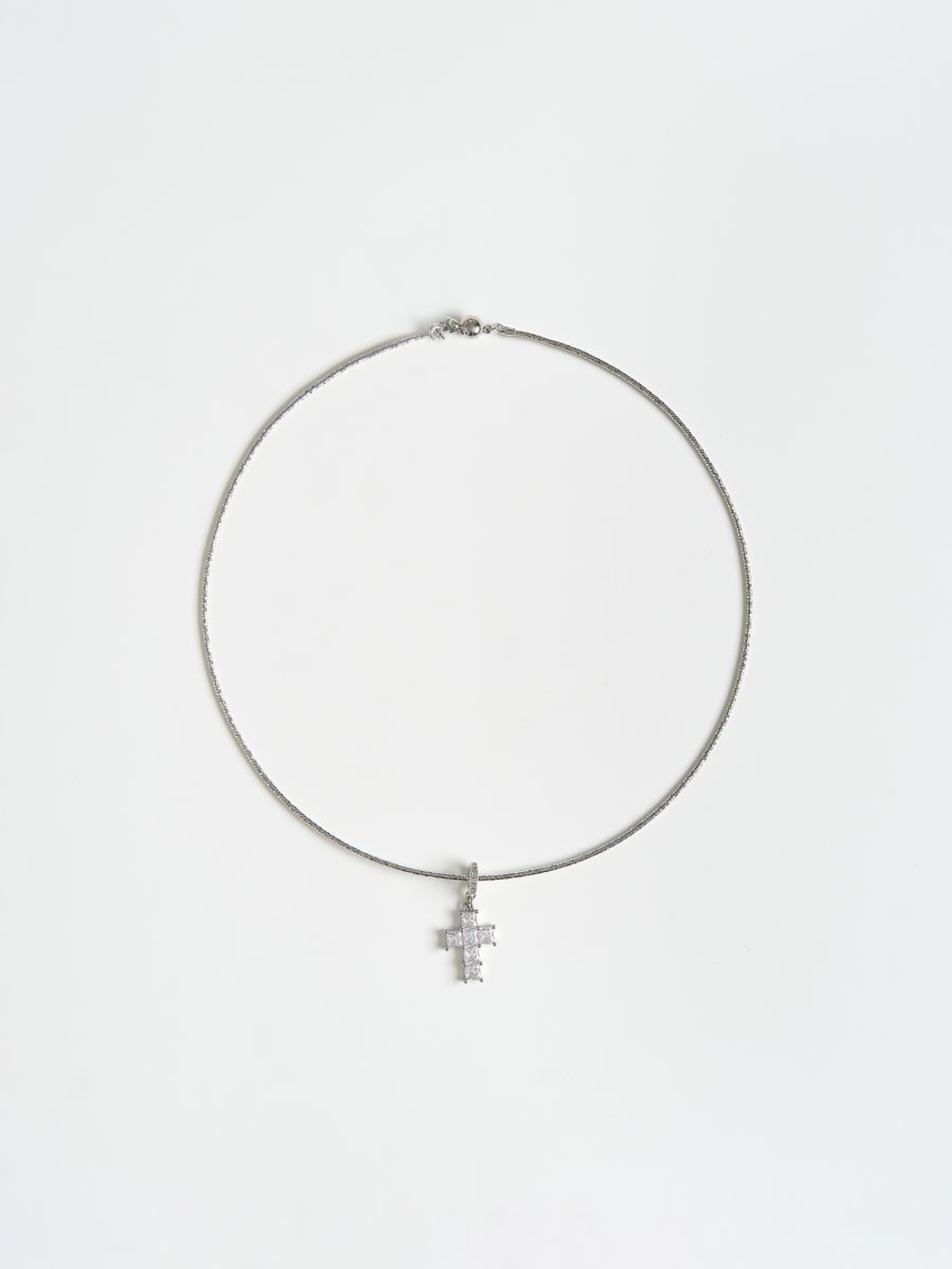 Чокер "White Cross" Silver