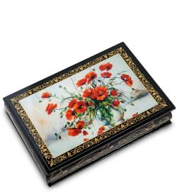 Народные промыслы ШК-11/ 4-P Шкатулка в технике декупаж (11х16х4)