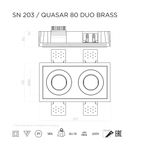 QUASAR 80 DUO BRASS