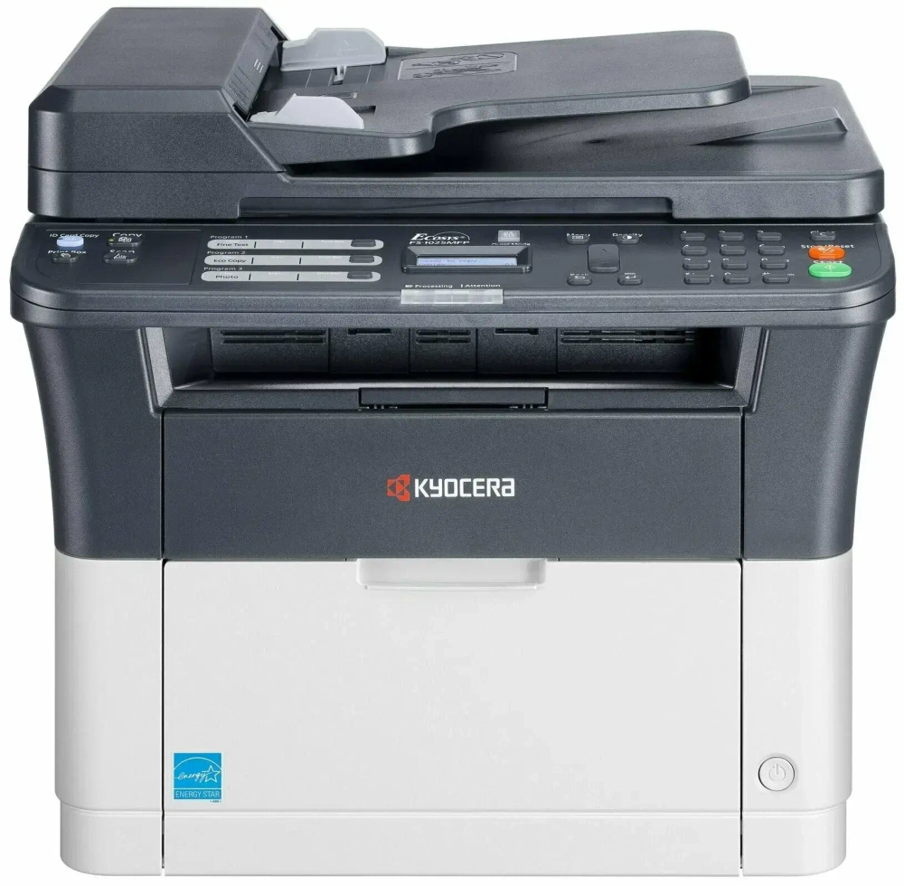 МФУ лазерное Kyocera FS-1125MFP (серый/белый)