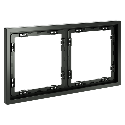 Рамка пластиковая VOLTUM S70 на 2 поста, (титан)