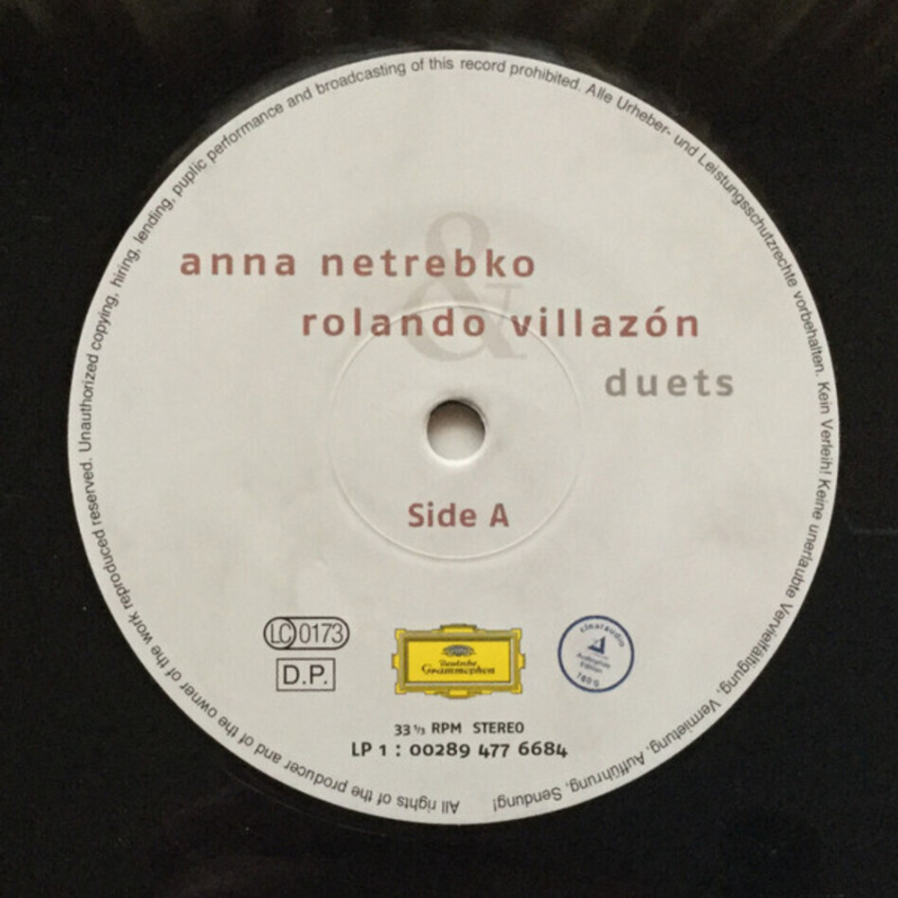 Anna Netrebko, Rolando Villazon, Staatskapelle Dresden, Nicola Luisotti / Duets (2LP)
