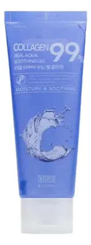 Гель универсальный с коллагеном TENZERO Real Aqua Soothing Gel Collagen 120 мл