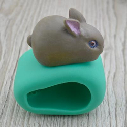 Силиконовый молд 3D Зайчик