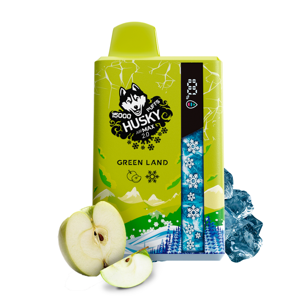 Одноразовая электронная сигарета Husky Air Max 2.0 - Green Land (15000 затяжек) Одноразовая электронная сигарета Husky Air Max 2.0 - Green Land (15000 затяжек)