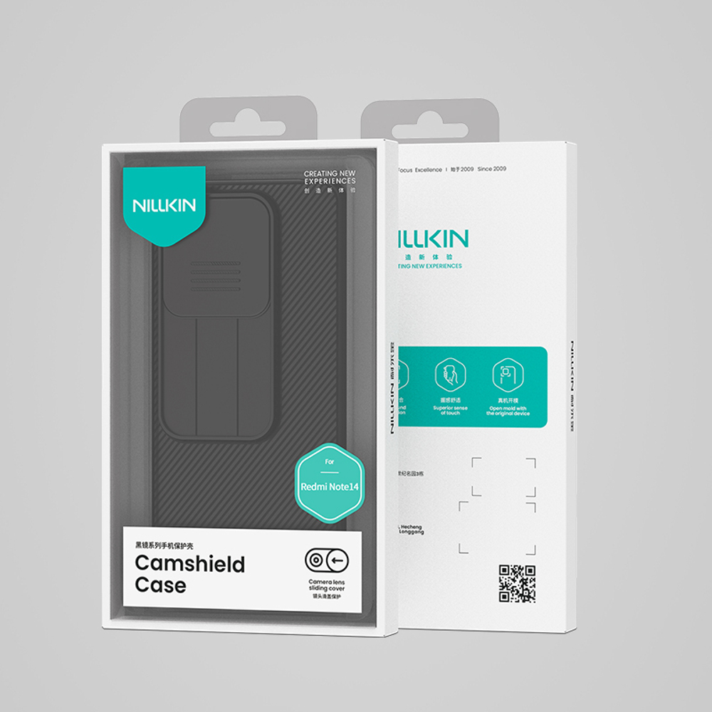 Чехол от Nillkin с защитной шторкой для камеры на Xiaomi Redmi Note 14 5G, серии CamShield Case