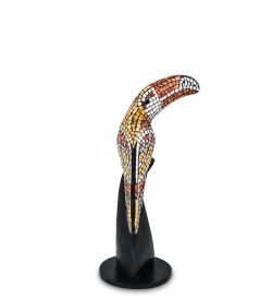 Decor and Gift 23-029-02 Н-р статуэток из трех «Тукан» дерево+стекл.мозаика (50,40,30 см)