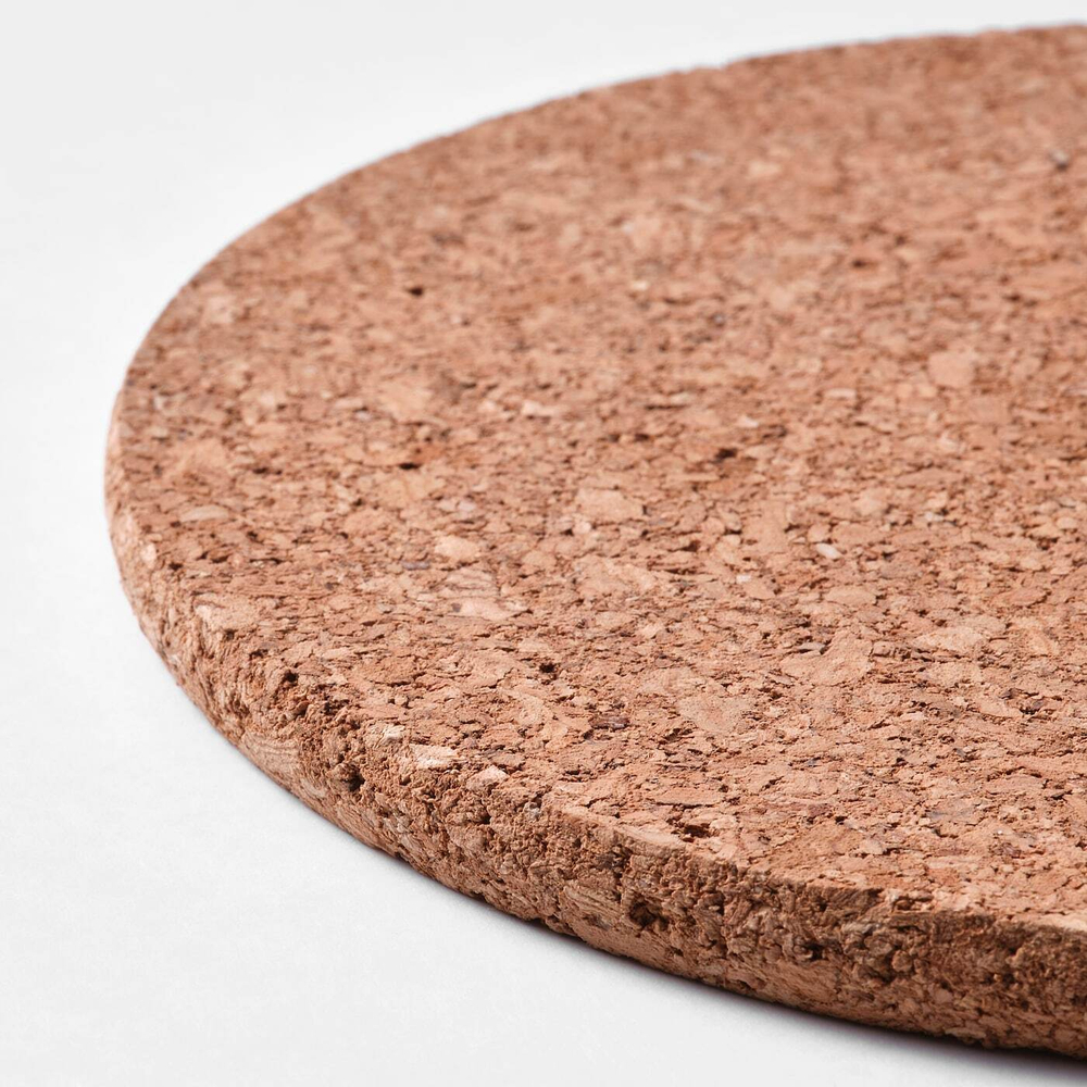 Набор подставок под горячее IKEA HEAT (ХИТ), Пробка, 19 см, 3 шт