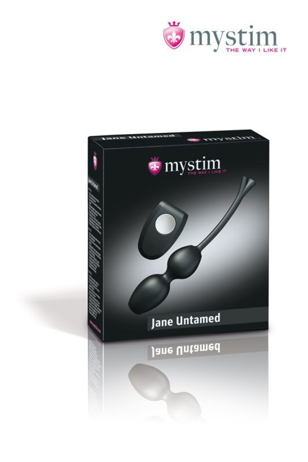 Mystim E-stim Geisha Balls, Vibe Jane Untamed - Вагинальные виброшарики с миостимуляцией и пультом ДУ